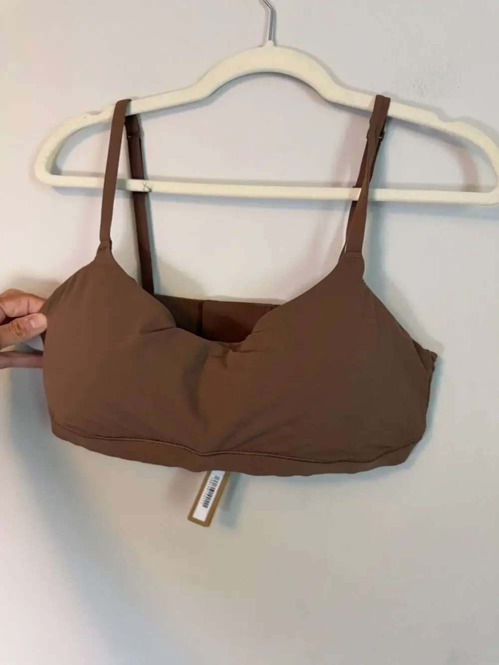 Skims FITS EVERYBODY Mastectomy Scoop Bralette Jasper Sz L NWT $48